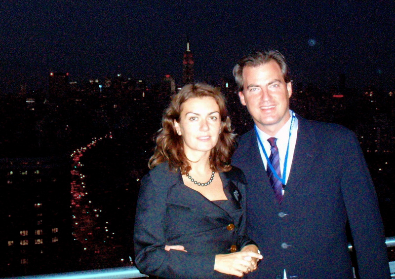 Skye &amp; Patricia, circa 2006, at our New York Roundtable